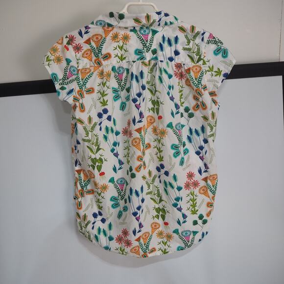The Cat's Pajamas Botanical Gardens Shirt & Capris Pants Set Women's Size Small - Picture 11 of 16